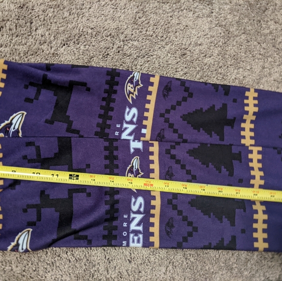 Unisex Baltimore Ravens Flannel Pajamas Size XL - Picture 13 of 14